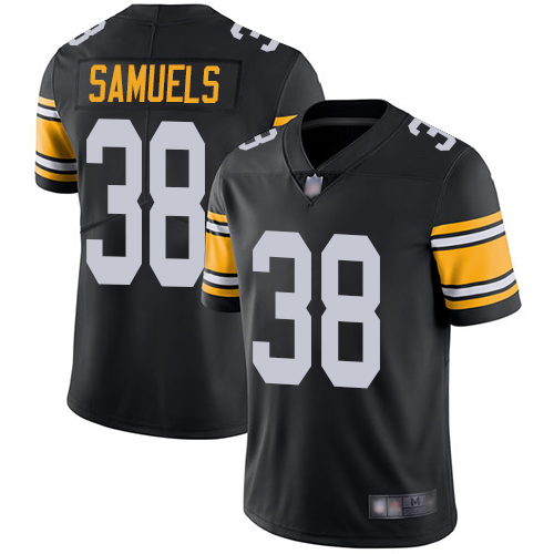 Men Pittsburgh Steelers Football 38 Limited Black Jaylen Samuels Alternate Vapor Untouchable Nike NFL Jersey